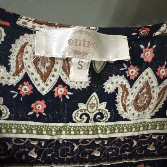 Entro Floral Paisley Dress Small Like New - Picture 2 of 4